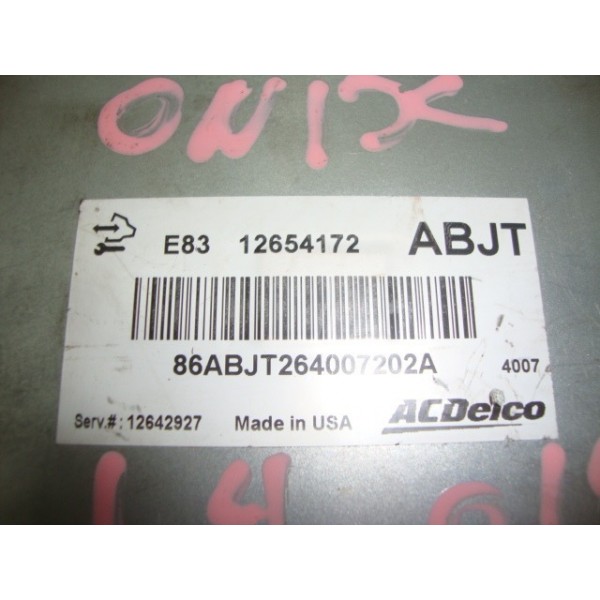 Modulo De Injeção Gm Onix Agile Montana 1.4 2014