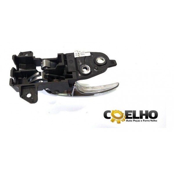 Maçaneta Interna Porta Direita Jeep Renegade 2019 (241) Prateado Dianteira/traseira