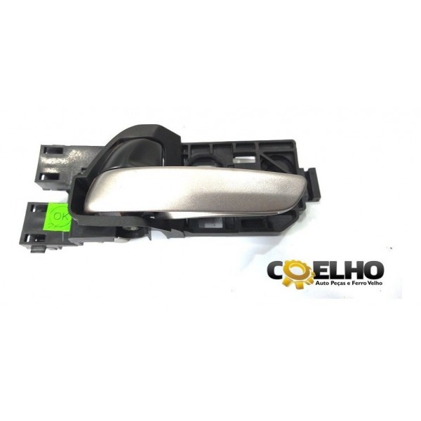 Maçaneta Interna Porta Tras Esq Honda New Fit 2015 (290) Prateado Traseira