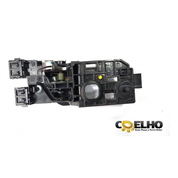 Maçaneta Interna Porta Diant Esq Honda New Fit 2015 (295) Prateado Dianteira