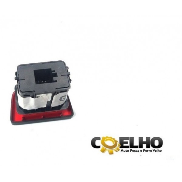 Botão Alerta Emergencia Vw Gol 1.0 2013 (1016) Preto