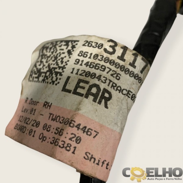 Chicote Porta Traseira Direita Onix Premier 2020 (496)