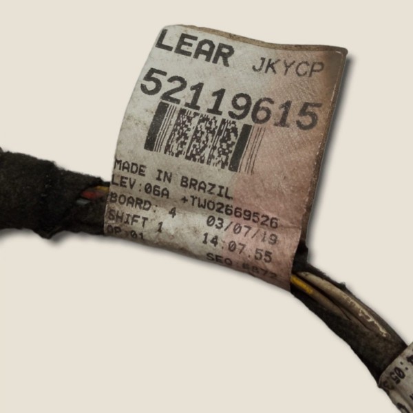 Chicote Porta Traseira Direita Gm Onix 2018/2019 (g)