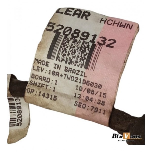 Chicote Porta Traseira Chevrolet Onix 1.4 Ltz 2015/16