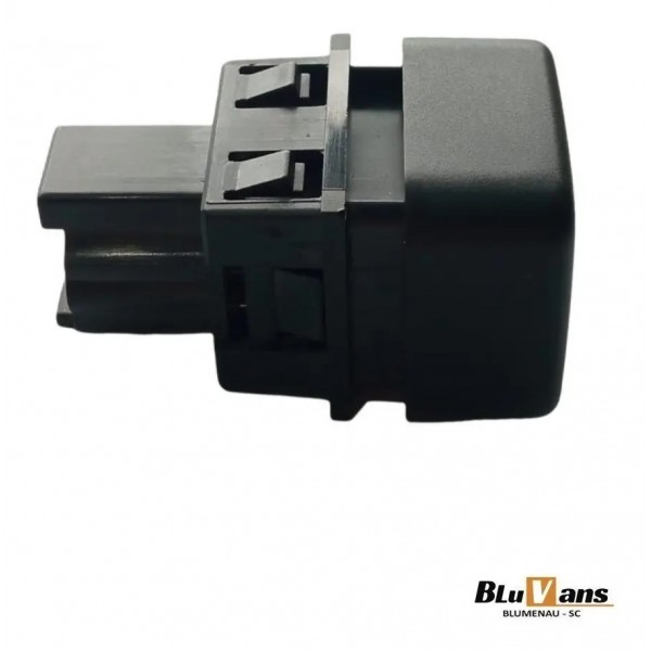 Botão Cego Falso Moldura Lateral Painel Citroen C3