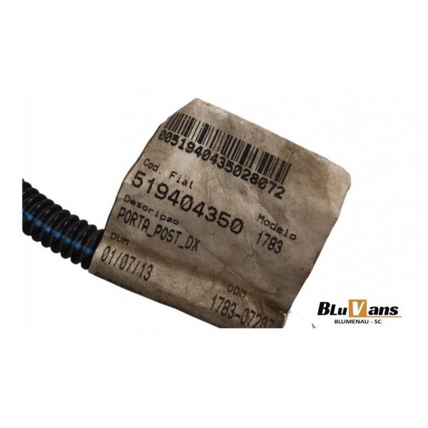 Chicote Porta Traseira Ld Fiat Palio Fire Way 1.0 2014/15