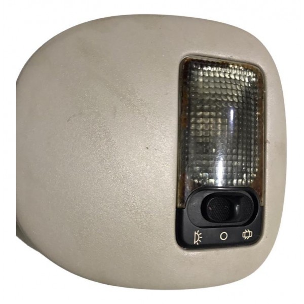 9625049077 Luz Leitura Dianteira Teto Peugeot 206 2001 Cinza