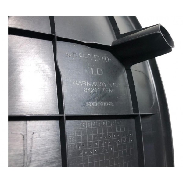 Acabamento Direito Porta Malas Honda Civic G10 2017/2020 Original Foto