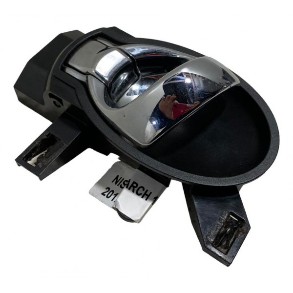 Maçaneta Interna Dianteira Esquerda Nissan March 1.6 2013 Original Foto