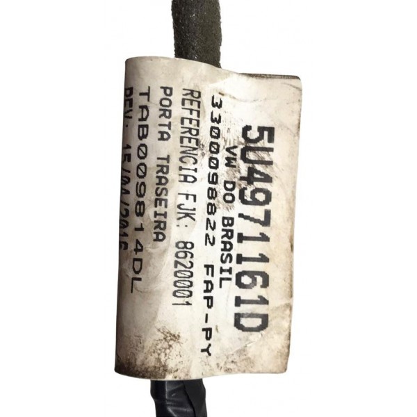 Chicote Porta Traseira/direita Vw Gol G7 2020 5u4971161d