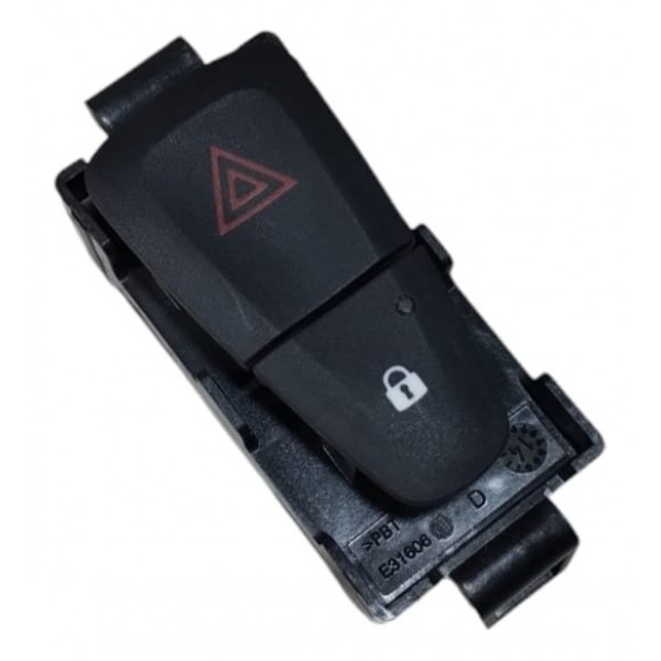 Botão Trava Alerta Renault Sandero 2016 A 2020 E31606