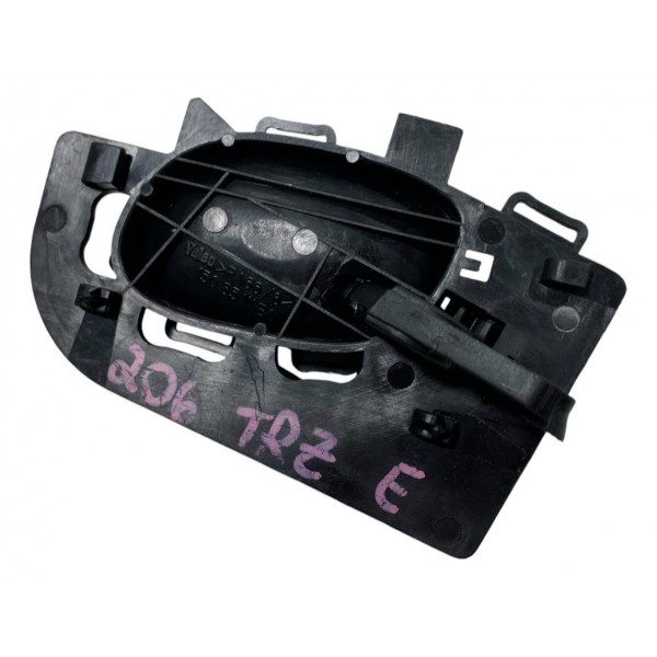 Maçaneta Interna Traseira Esquerda Peugeot 206 2005 Original Foto