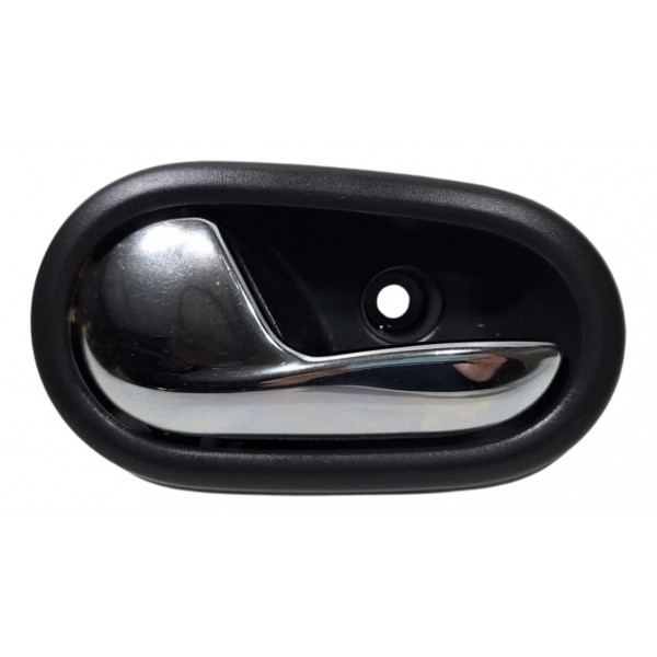 Maçaneta Interna Esquerda Cromada Renault Sandero 2015-2018 Original Foto