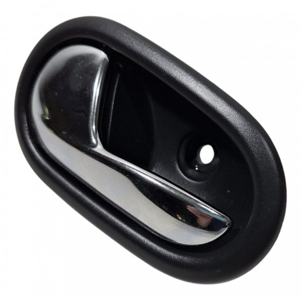 Maçaneta Interna Esquerda Cromada Renault Sandero 2015-2018 Original Foto