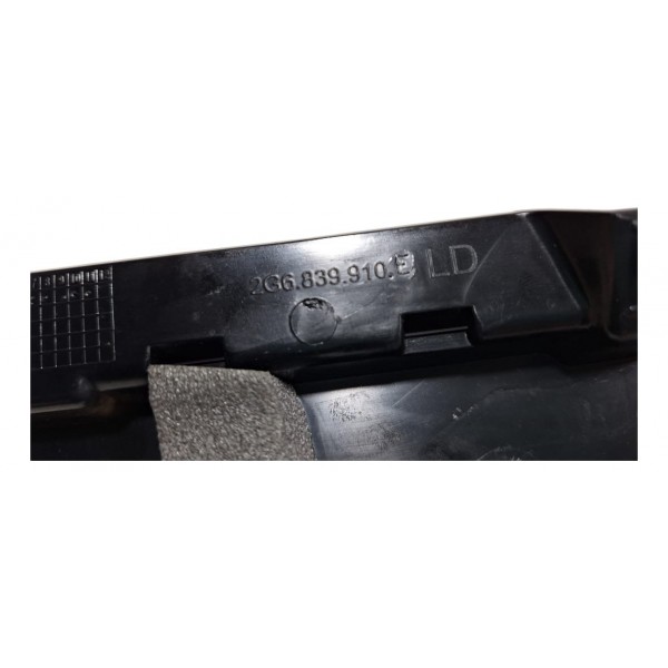 Moldura Acabamento Porta Traseira Direita Vw Polo 2017-18