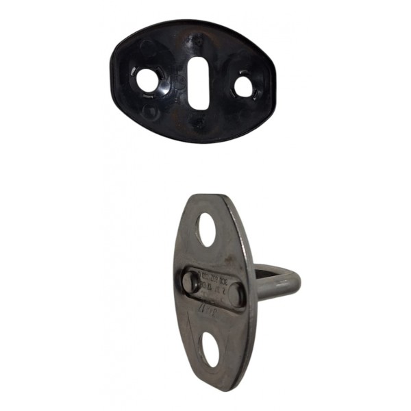 Batente Fechadura Dianteira Esquerda Vw Polo 2017-18