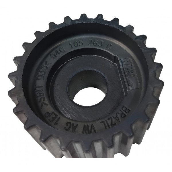 Polia Virabrequim Vw Tcross Up Nivus Gol 04c105263c