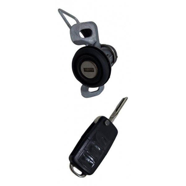 Cilindro Miolo Fechadura Porta Malas + Chave Vw Fox 2012-13
