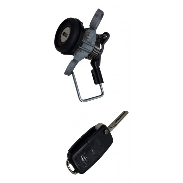 Cilindro Miolo Fechadura Porta Malas + Chave Vw Fox 2012-13