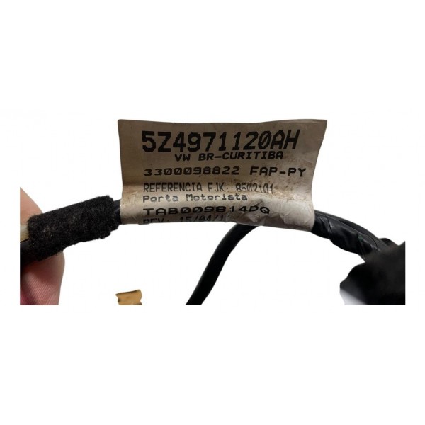Chicote Porta Dianteira Esquerda Volkswagen Fox 1.6 2012