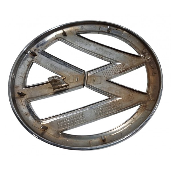 Emblema Vw Grade 12,5cm Gol Voyage Saveiro G6 - Detalhe