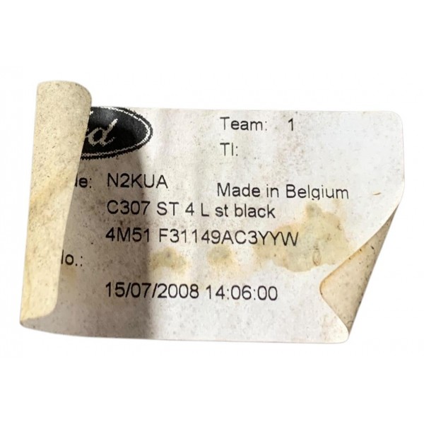 Forro Lateral Esquerdo Porta Malas Ford Focus Sedan 2.0 2009