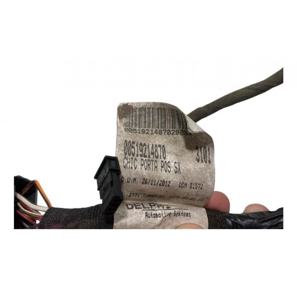 Chicote Porta Traseira Esquerda Fiat Punto 1.8 2015