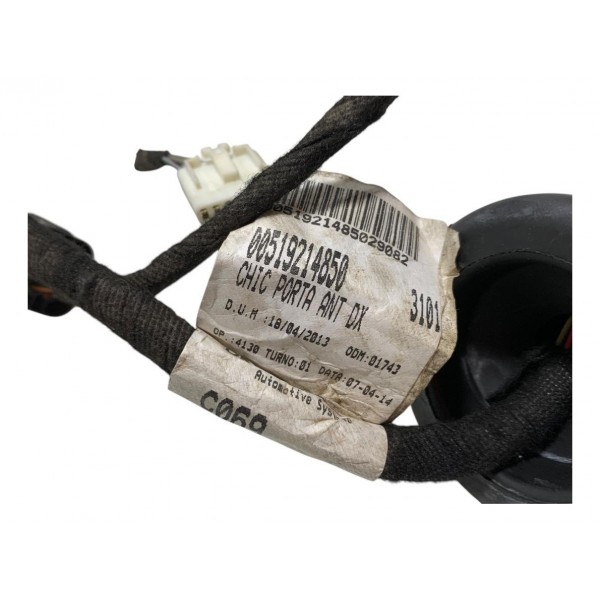 Chicote Porta Dianteira Direita Fiat Punto 1.8 2015