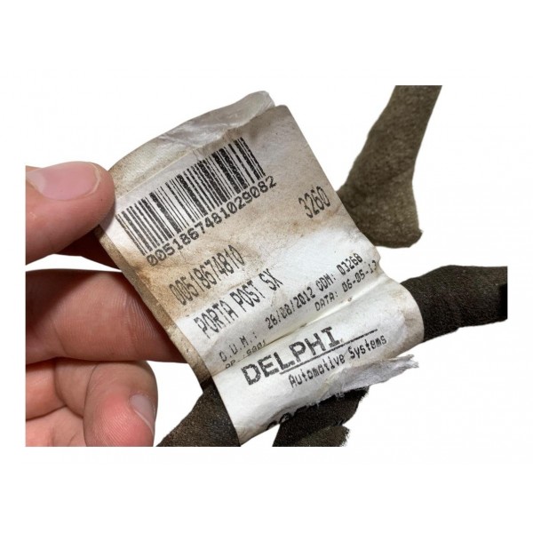 Chicote Porta Traseira Esquerda Fiat Palio Attract 1.0 2016