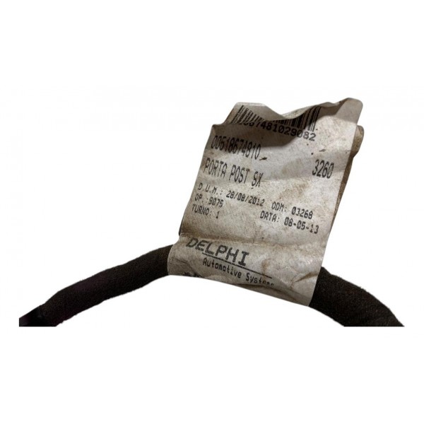 Chicote Porta Traseira Direita Fiat Palio Attract 1.0 2016