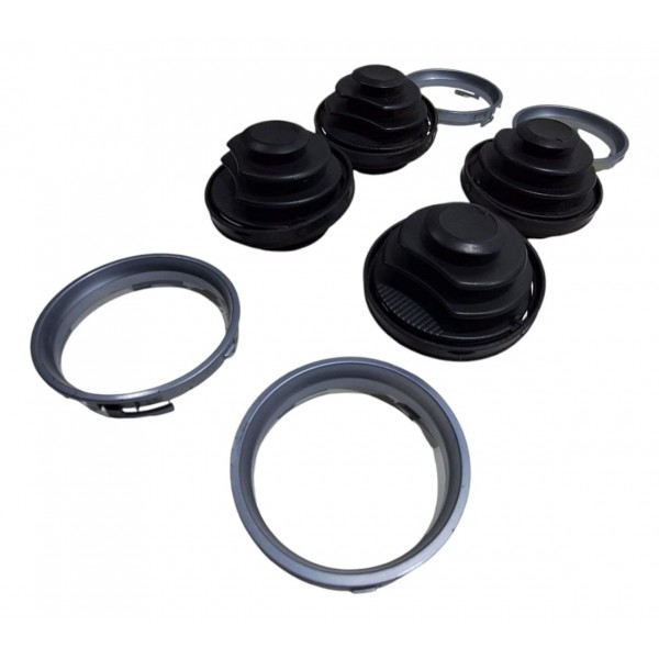 Kit Moldura Prata Difusor Saída De Ar Gol Parati G4 G5