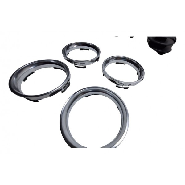 Kit Moldura Cromada Difusor Saída De Ar Gol Parati G4 G5