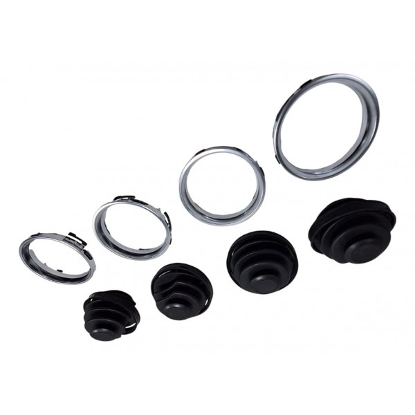 Kit Moldura Cromada Difusor Saída De Ar Gol Parati G4 G5