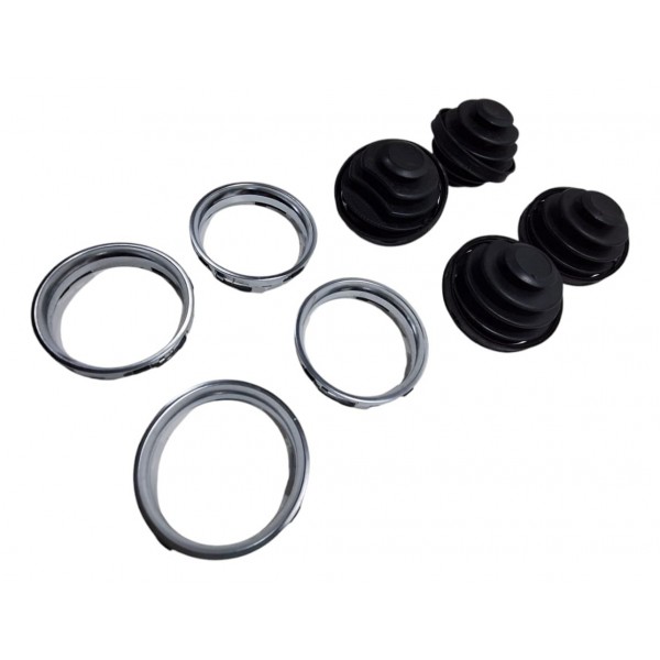 Kit Moldura Cromada Difusor Saída De Ar Gol Parati G4 G5