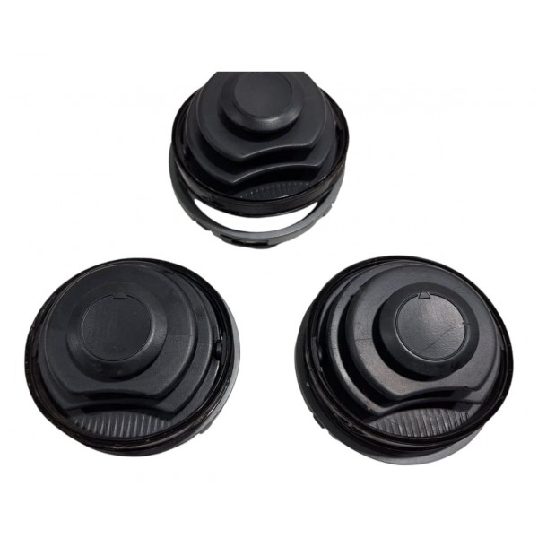 Kit 3 Difusor Ar Moldura Cinza Vw Gol Saveiro G4 2006-09