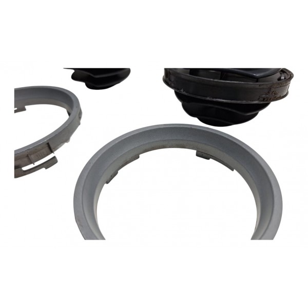 Kit 3 Difusor Ar Moldura Cinza Vw Gol Saveiro G4 2006-09