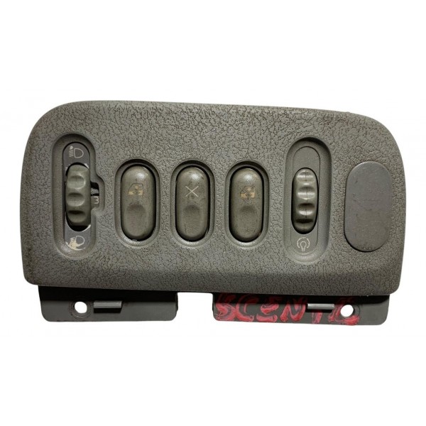 Moldura Botão Interruptor Farol Painel Renault Scenic 2003