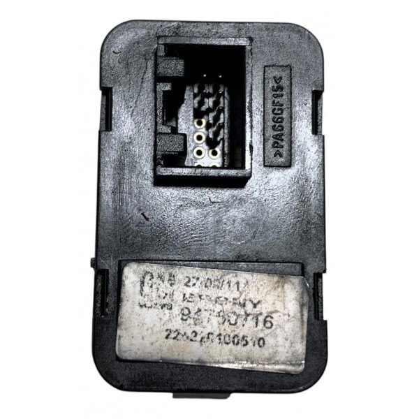 Botão Vidro Dianteiro Esquerdo Chevrolet Agile Montana 2012