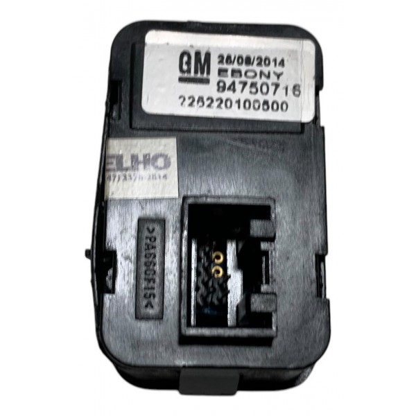 Botão Vidro Dianteiro Esquerdo Chevrolet Agile Montana 2014