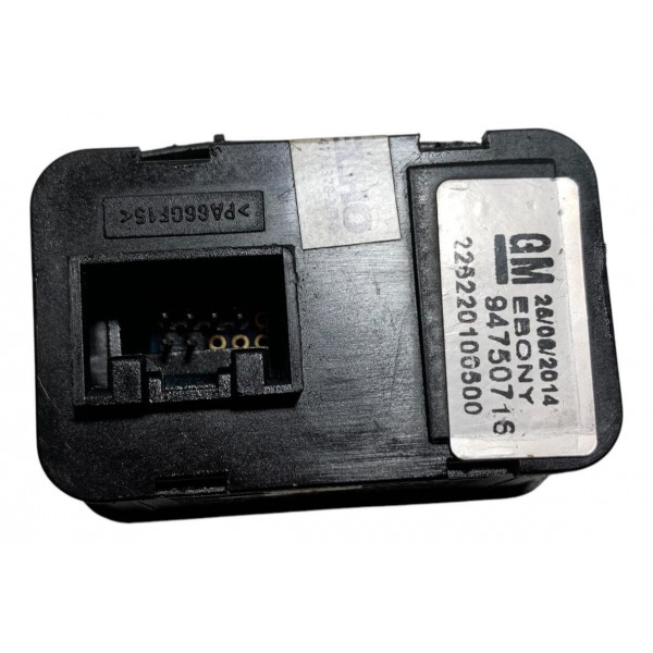 Botão Vidro Dianteiro Esquerdo Chevrolet Agile Montana 2014