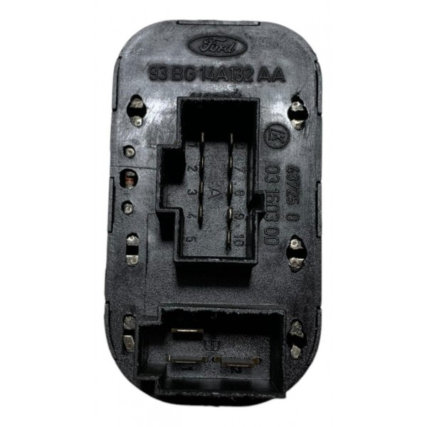 Comando Botão Vidro Dianteiro Esquerdo Ford Escort 1999