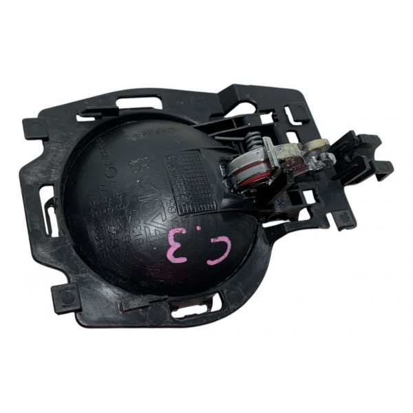 Maçaneta Interna Porta Esquerda Citroen C3 2003/2009 Original Foto