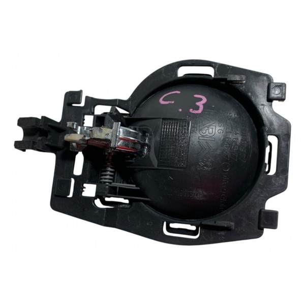 Maçaneta Interna Porta Esquerda Citroen C3 2003/2009 Original Foto