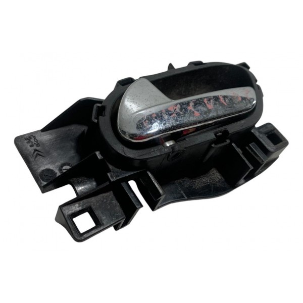 Maçaneta Interna Esquerda Cromada Citroen C3 2012/2015 Original Foto