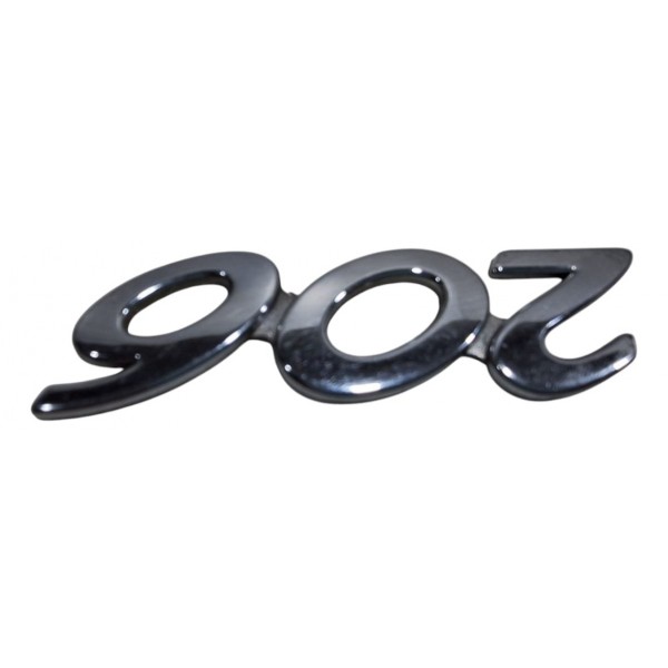 Emblema Letras Peugeot 206 Tampa Traseira