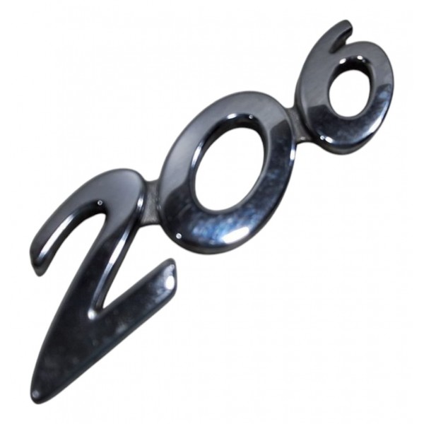 Emblema Letras Peugeot 206 Tampa Traseira