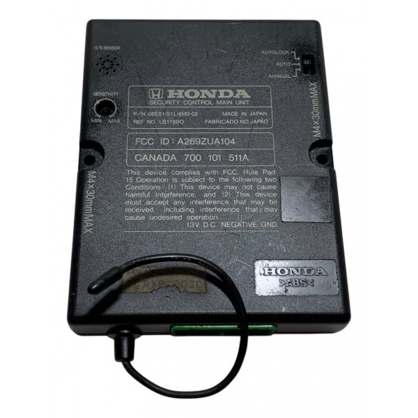 Modulo Conforto Alarme Honda Civic 1999/2005