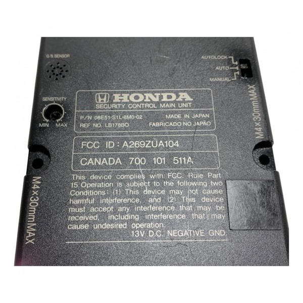 Modulo Conforto Alarme Honda Civic 1999/2005
