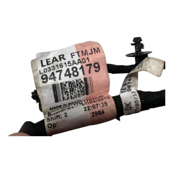 Chicote Porta Dianteira Esquerda Chevrolet Onix 1.4 Lt 2014