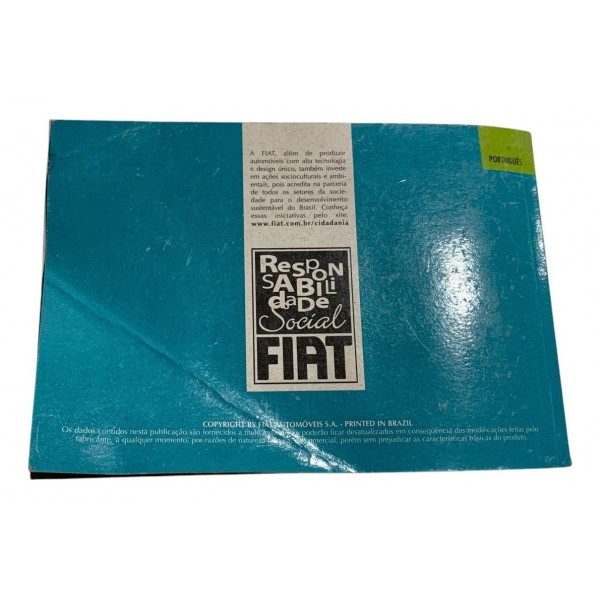 Manual Proprietário Fiat Palio Siena Strada Fire 2008